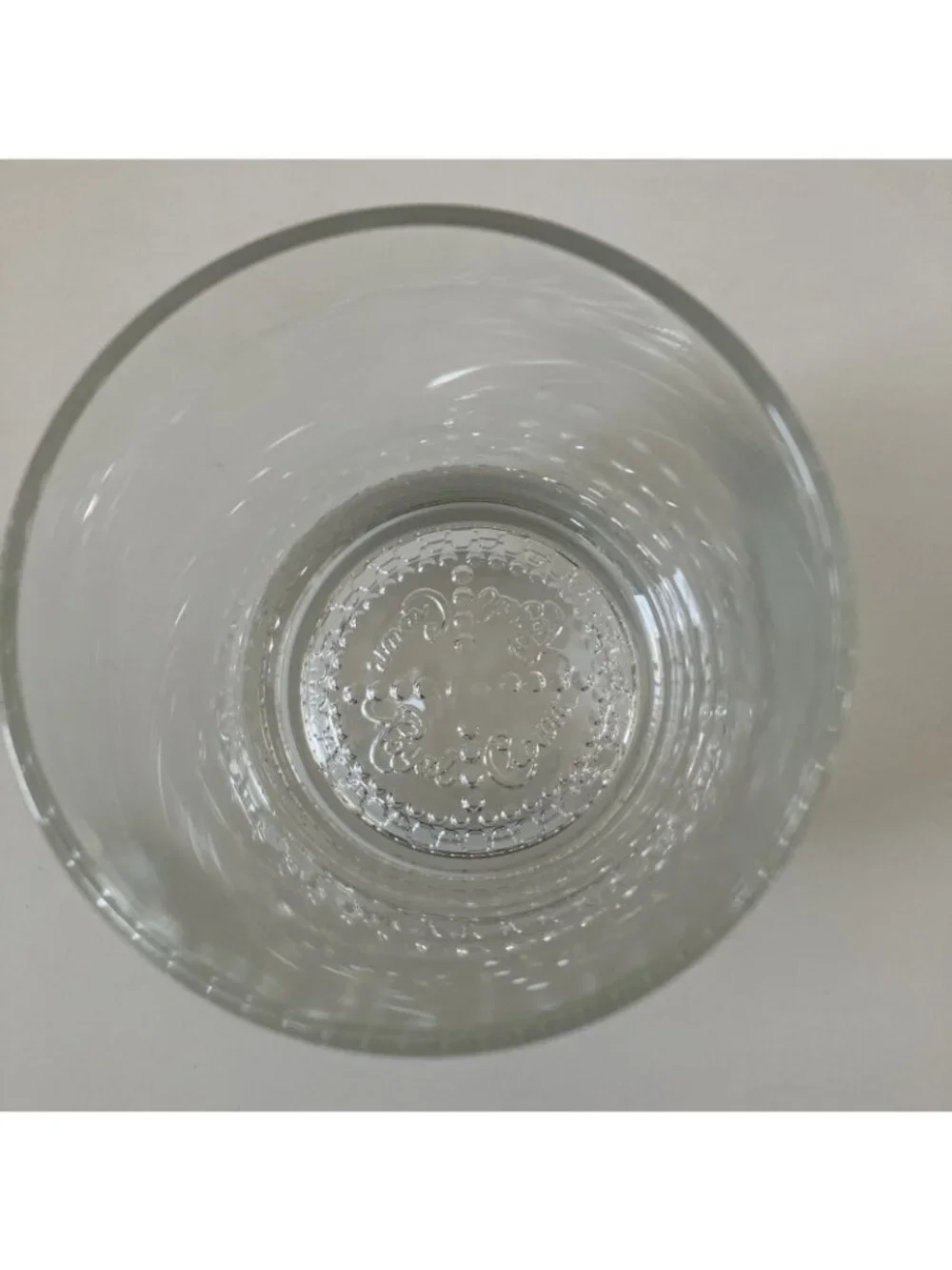 Set of 2 Crown Royal Heavy Bottom Rocks Glasses Pebbled Bottom with Logo
